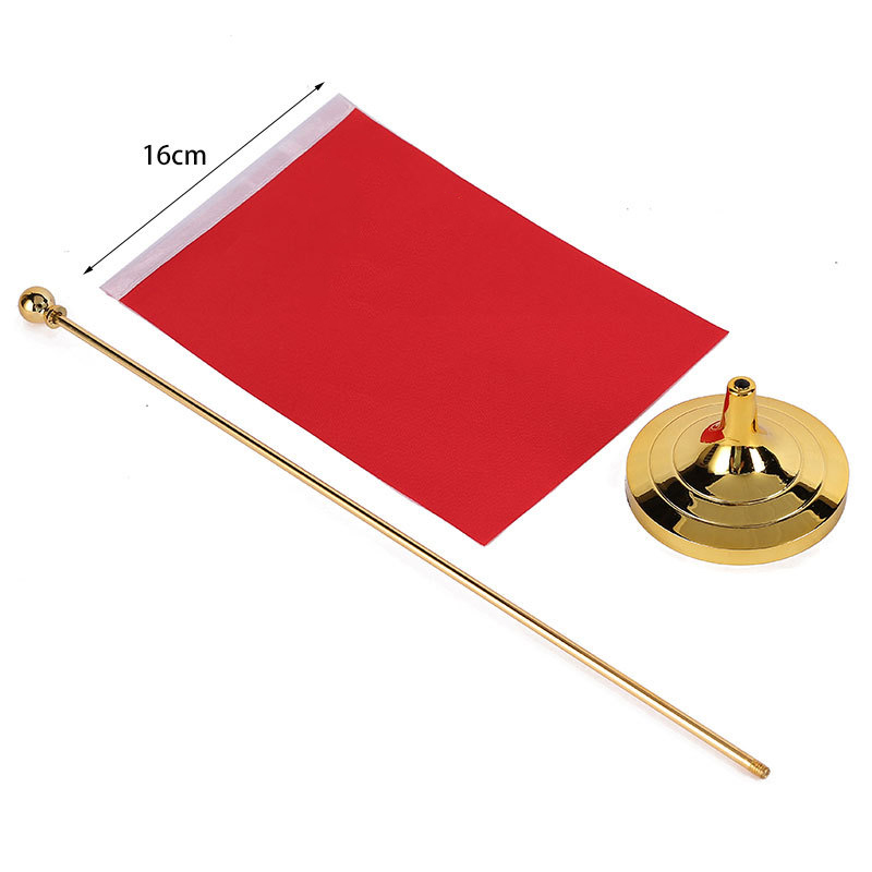 table flag stand gold