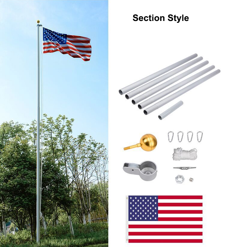 splicing flag poles accessories